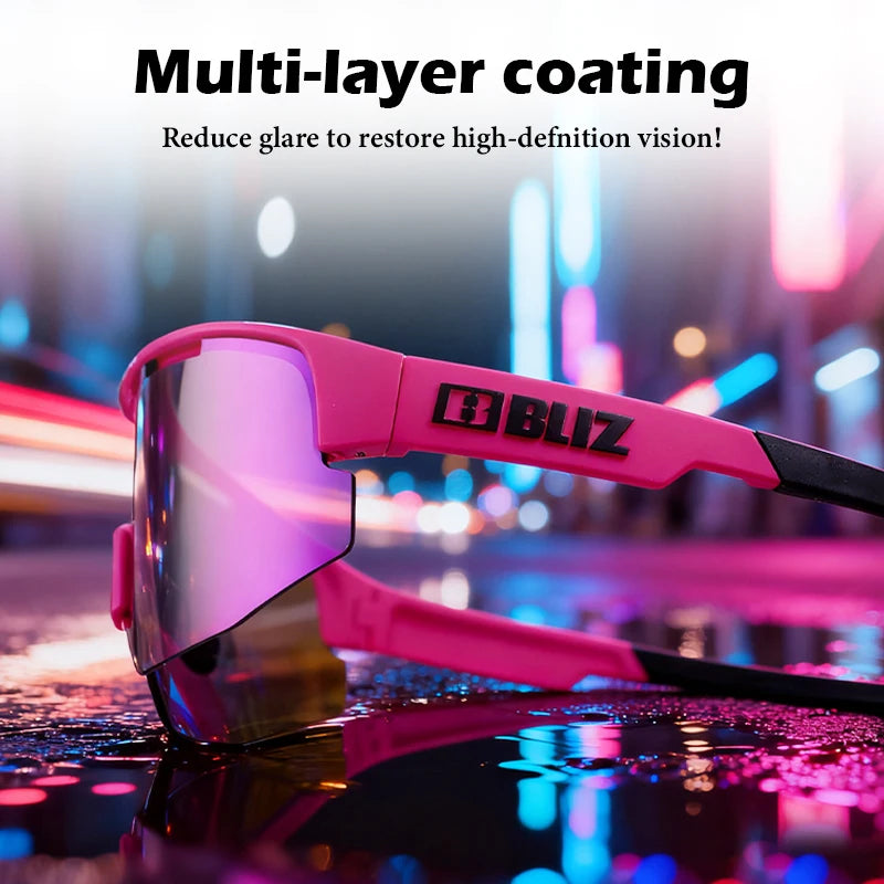 B Bliz Fusion Cycling Sunglasses Men Bicycle Racing Riding Glasses UV400 Photochromic MTB Outdoor Sports Camping Golf Equipment