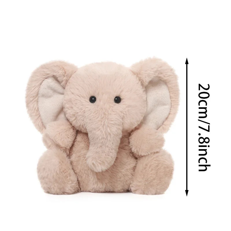 20cm Cute Elephant Plush Doll | Cozy Cartoon Stuffed Toy
