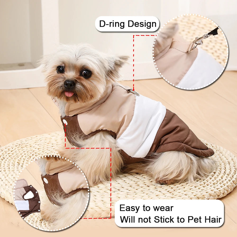 Cozy Winter Pet Jacket | Windproof Dog & Cat Coat for All Sizes