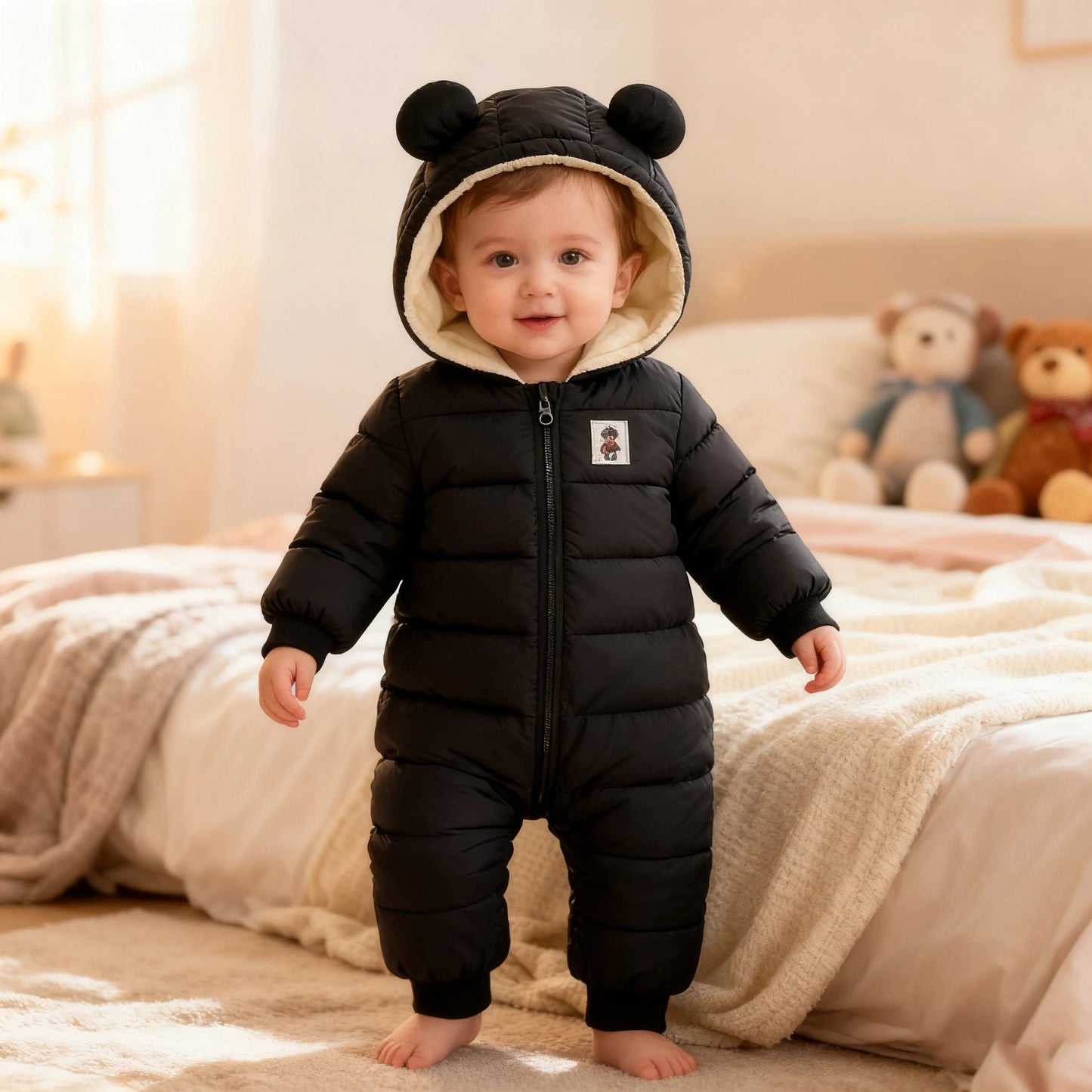 Cute Baby Snowsuit | Warm Winter Coat for Newborns & Toddlers