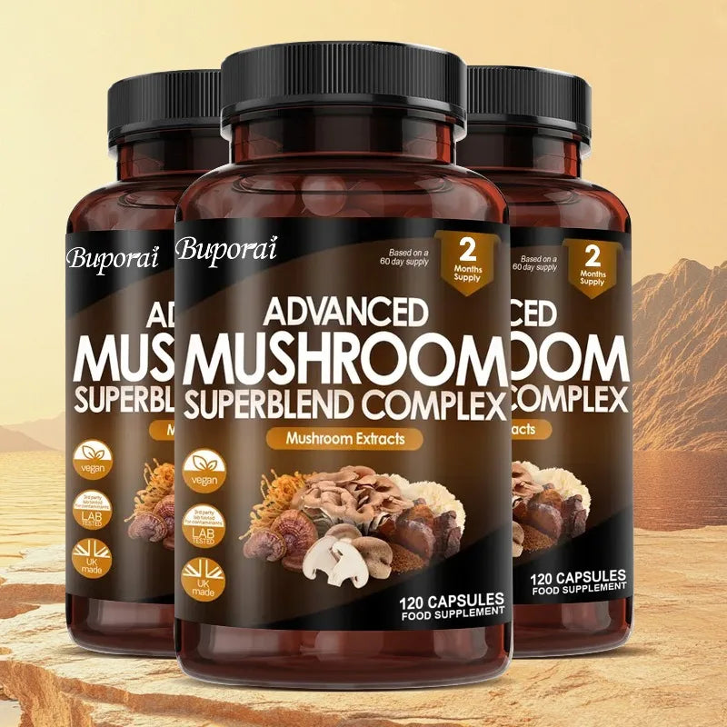 Mushroom Super Blend Complex for Brain & Immune Support
