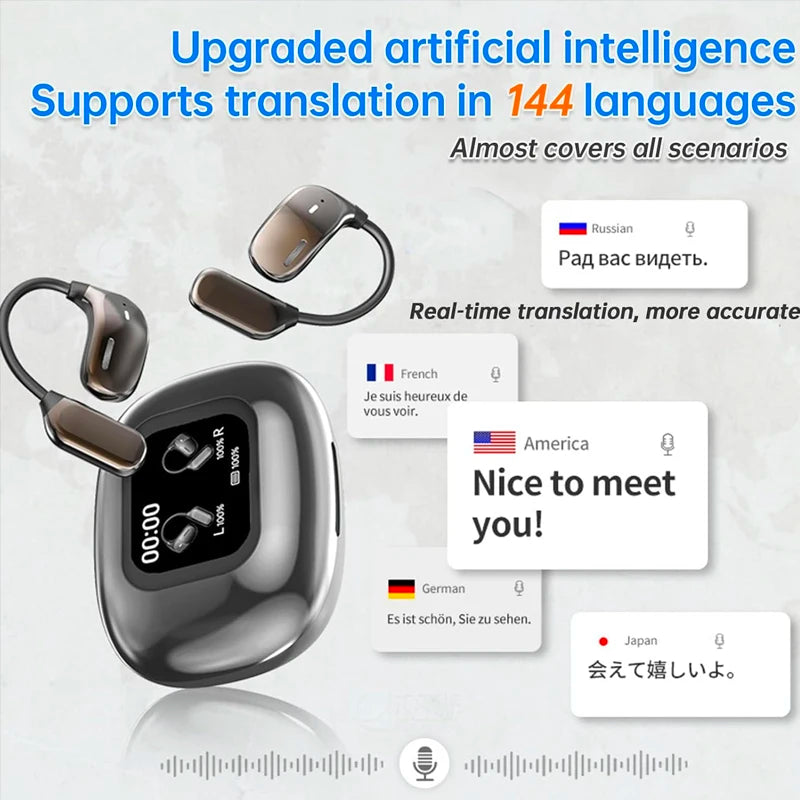 AI Translating Earphones | Real-Time Translation Bluetooth Earbuds