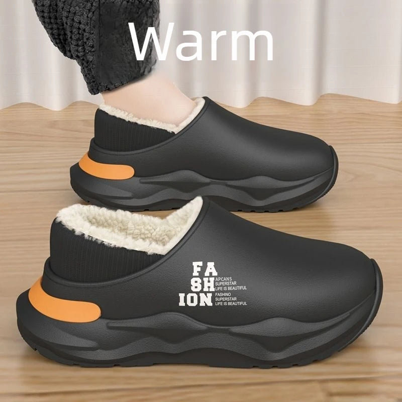 Men's EVA Waterproof Outdoor Slippers | Cozy Winter House Shoes