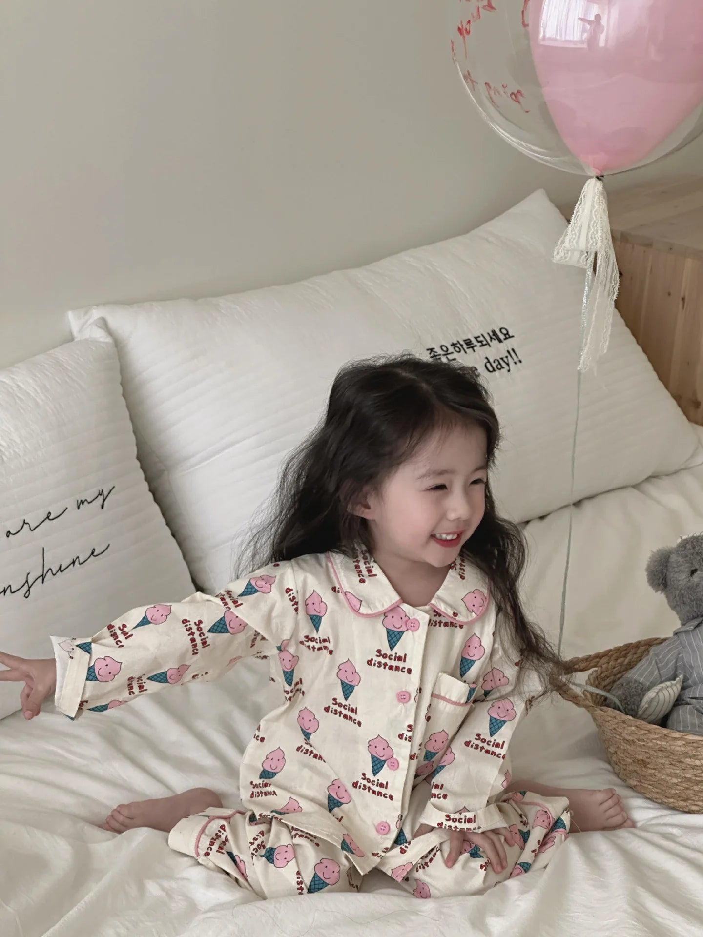 Spring Children's Cartoon Homewear Outfits | Cute Pajamas Set