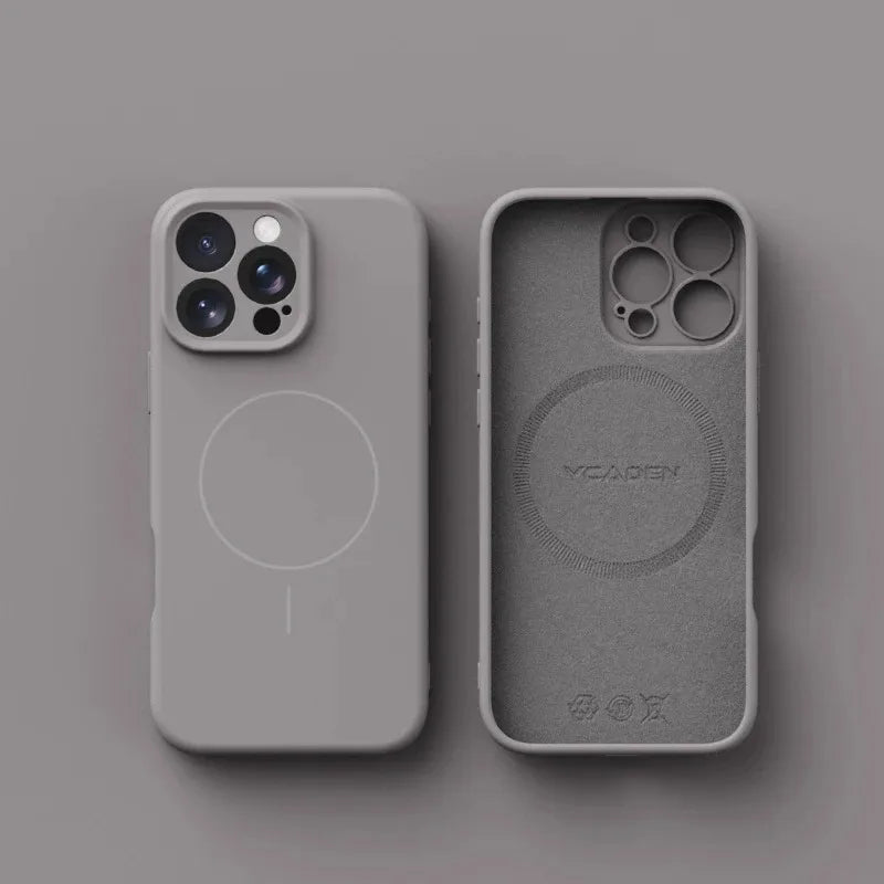 Magnetic Luxury Wireless Charger Case for iPhone | Soft Silicone