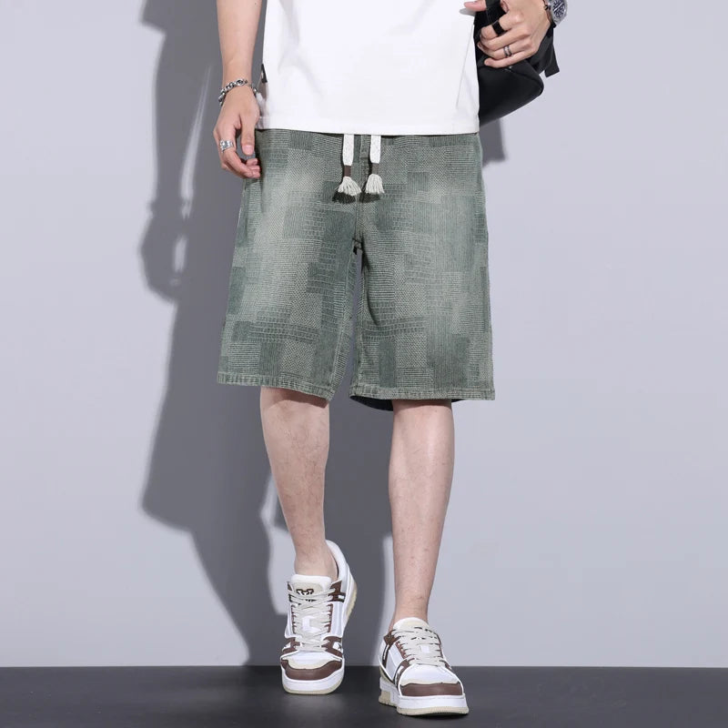 Casual Men's Baggy Denim Shorts | Summer Fashion Streetwear