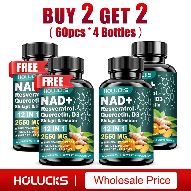 Daily NAD+ Supplement for Energy, Immune & Skin Health