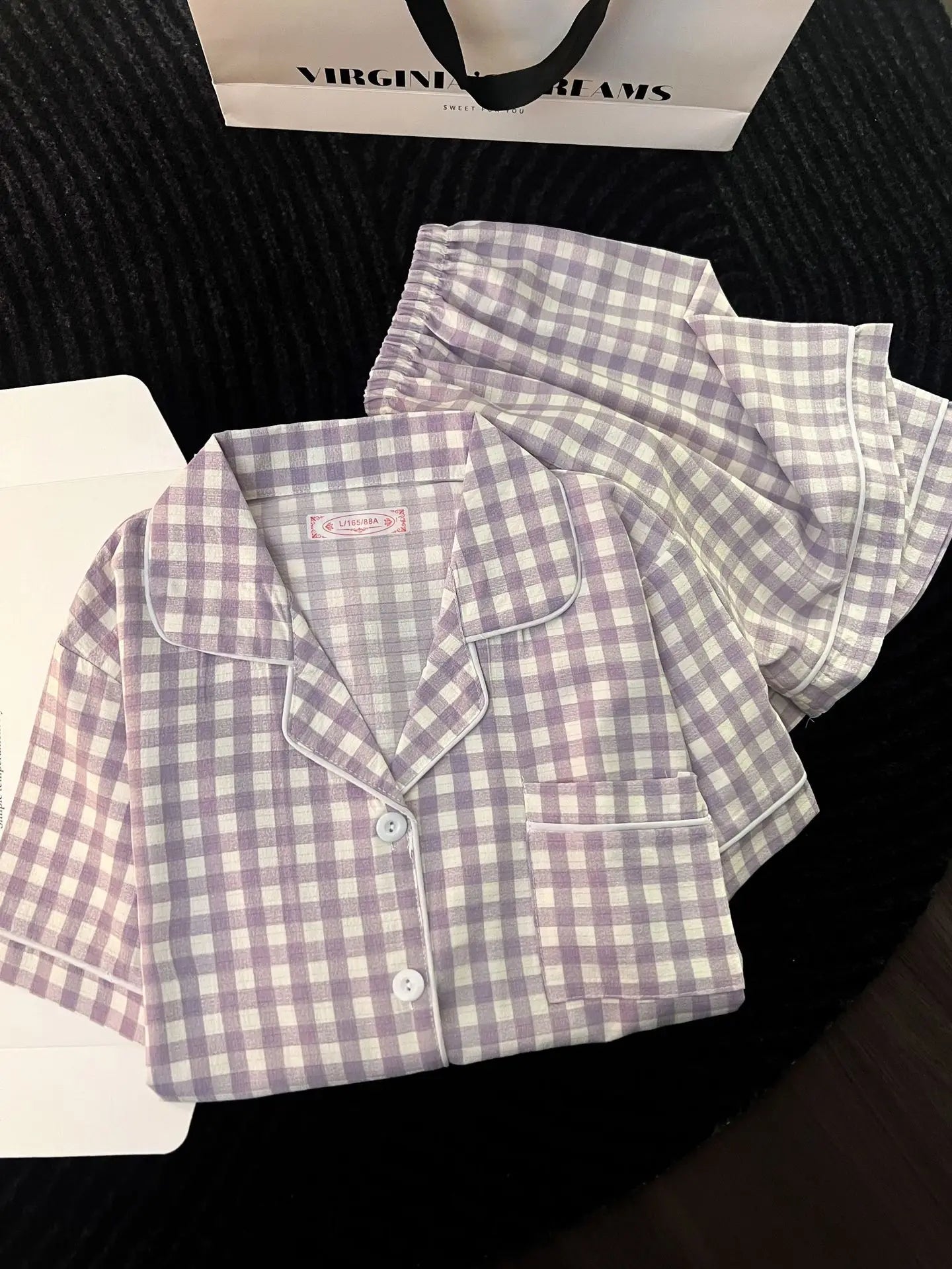 Cute Women's Summer Pajamas | Comfortable Bubble Cotton Home Wear