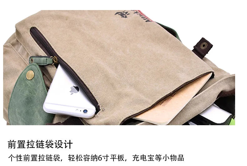 Large Capacity Cartoon Anime Canvas Backpack | Perfect for Fans