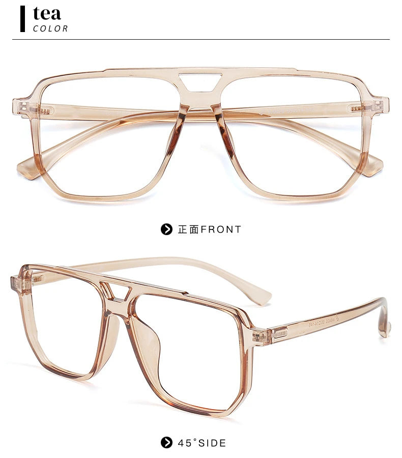 Myopia Eyeglasses with Anti Blue Light & Photochromic Lenses