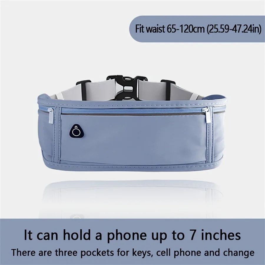 New Running Waist Bag Professional Men Women Elastic Waist Pack with Adjustable Strap Hidden Gym Sports Bags Mobile Phone Case