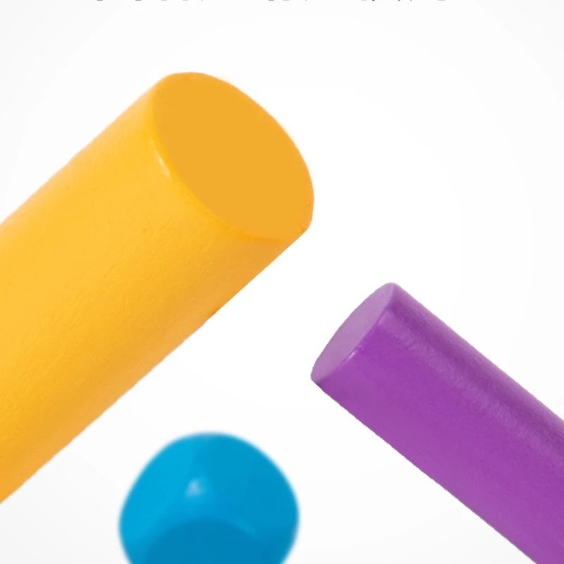 Wooden Clip Bead Game | Montessori Fine Motor Skills Toy