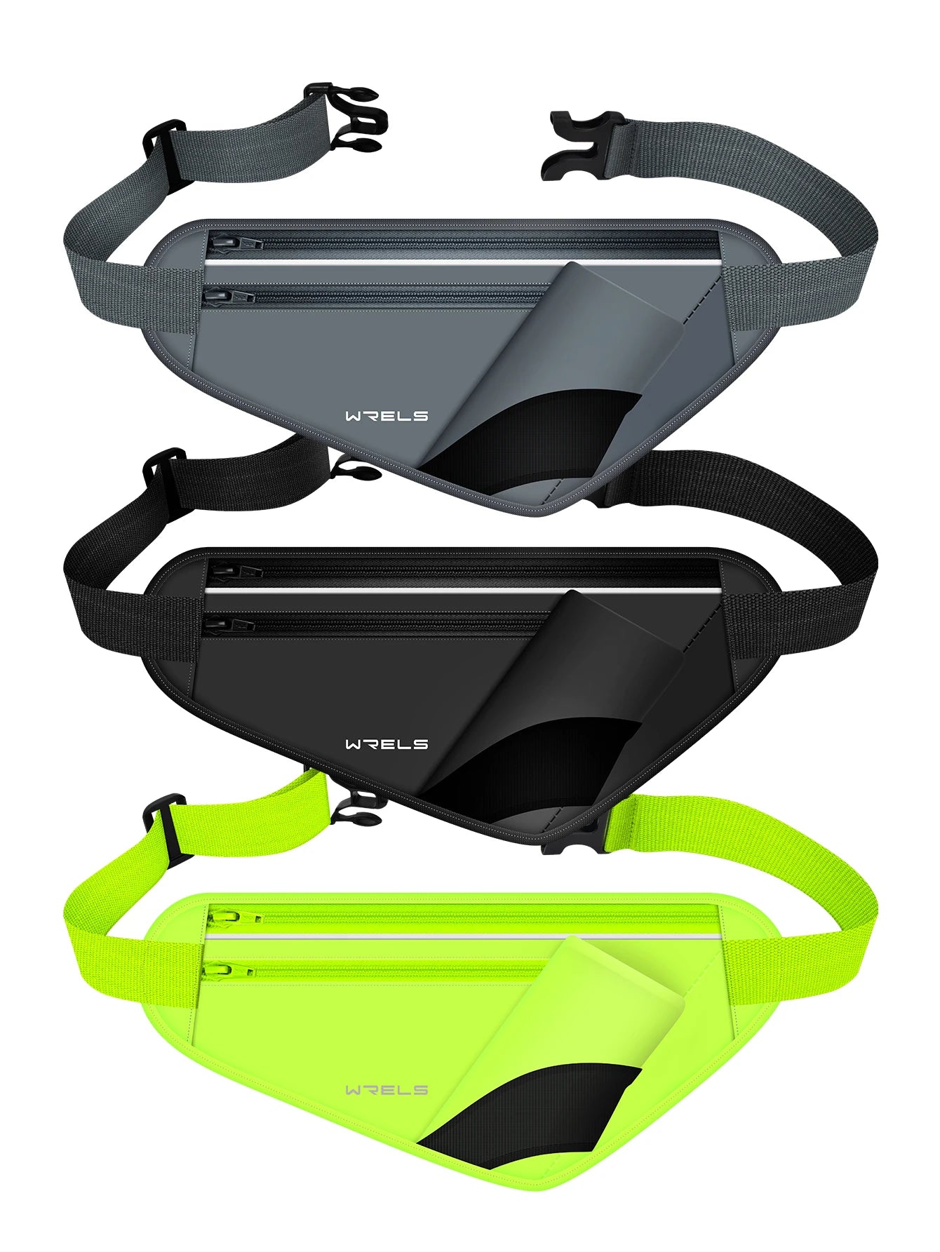 Adjustable Running Hydration Belt with Water Bottle Holder