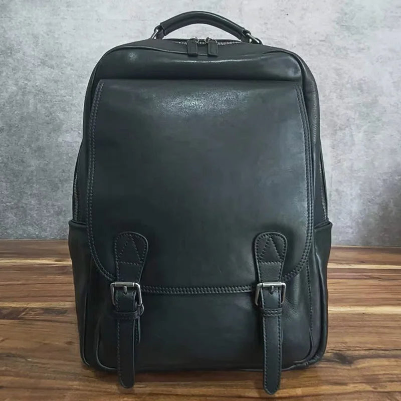 Men's Advanced Leather Backpack | Large Capacity Casual Bag