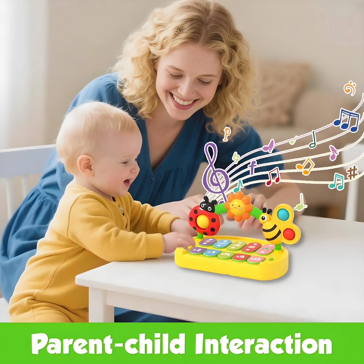 Interactive Baby Piano Toy | Light Up Musical Keyboard for Toddlers