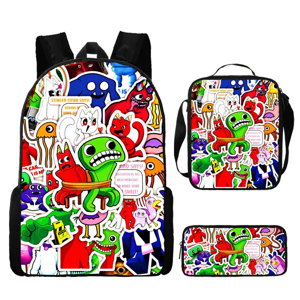 Stylish Garden Game Backpack | Versatile Student Shoulder Bag