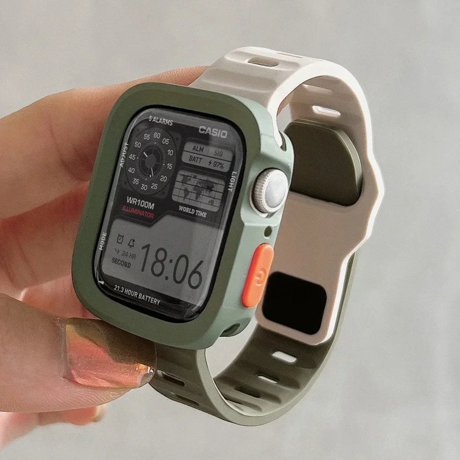 Silicone Case and Strap for Smart Watches | Comfortable & Durable