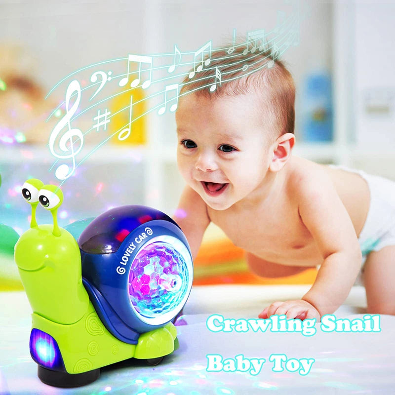 Interactive Musical Crawling Crab Toy for Baby Development