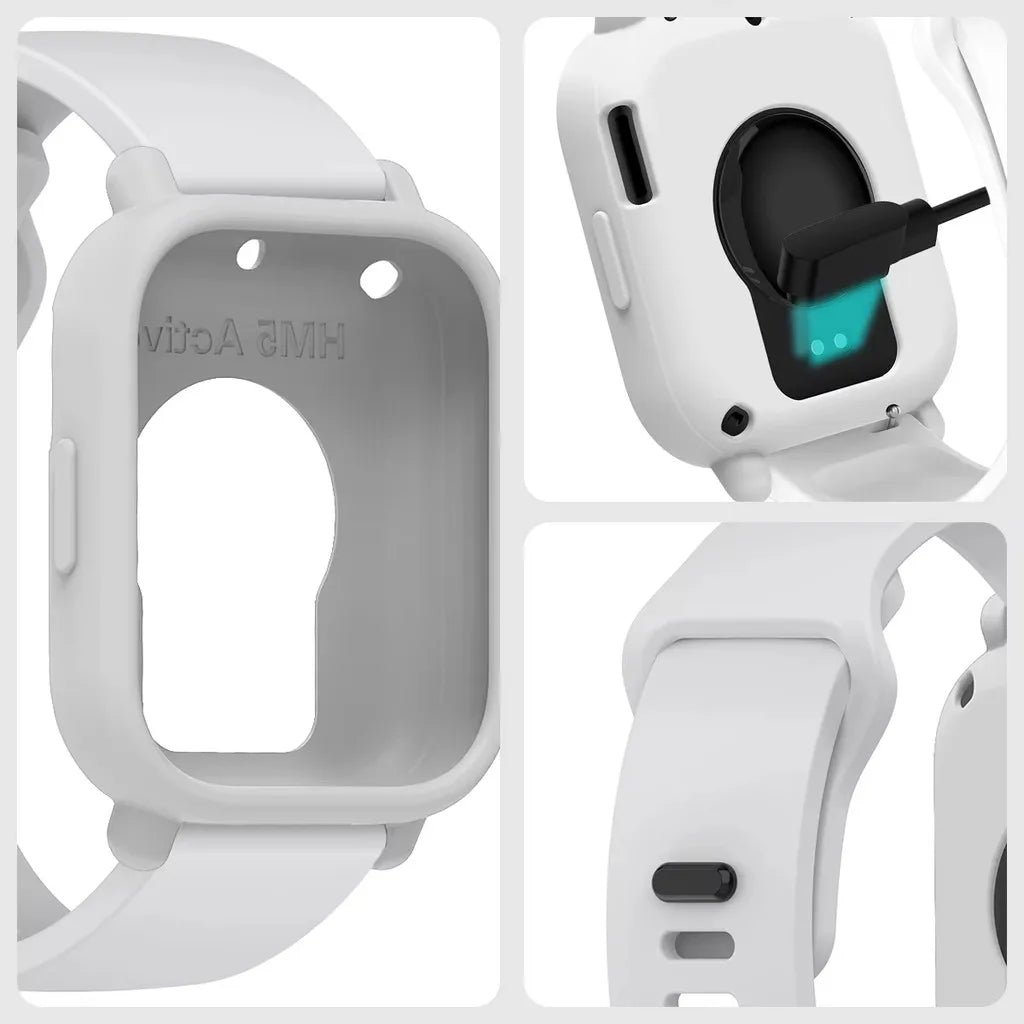 Sporty Watch Strap & Case for Smartwatches | Adjustable & Durable