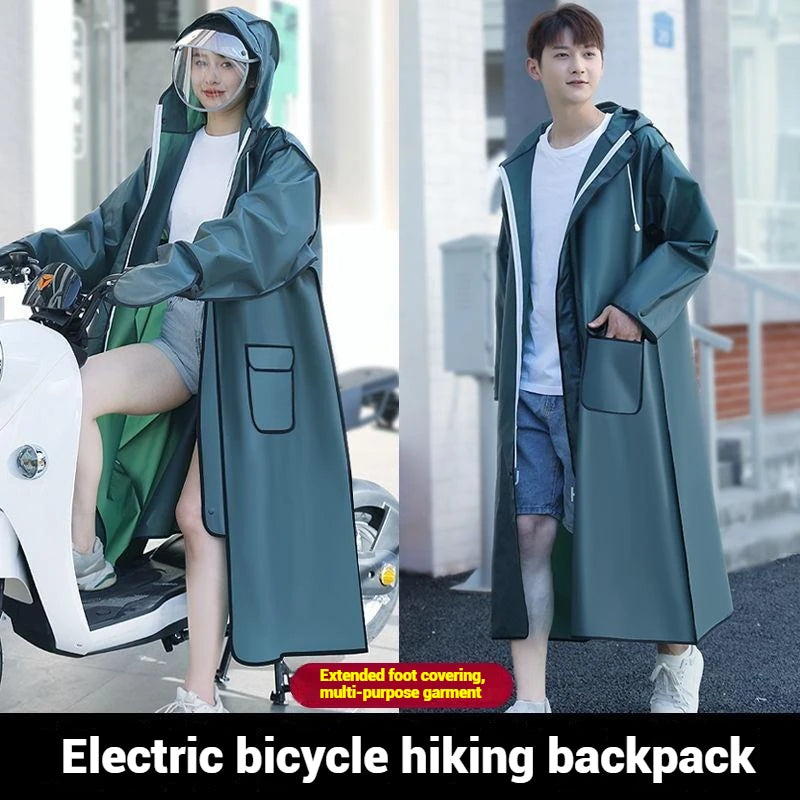 Waterproof Long Raincoat for Adults | Perfect for Hiking & Travel
