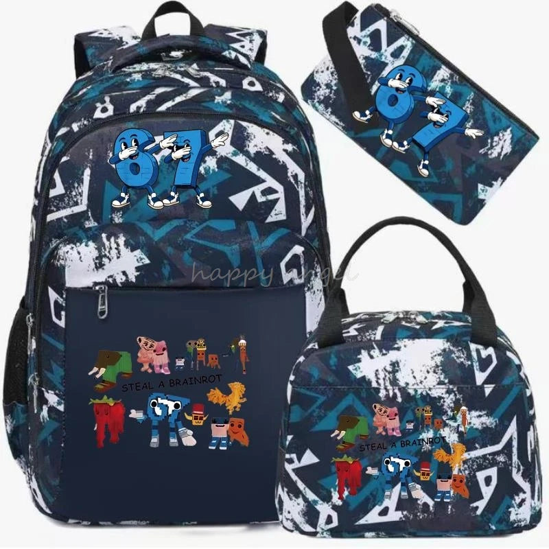Camouflage Backpack Set with Lunch Bag | Stylish & Practical Rucksack