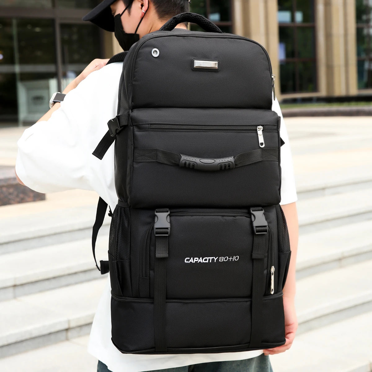 90-Liter Large Capacity Backpack for Travel & Camping Adventures