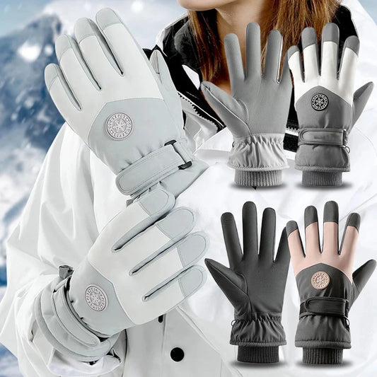 Guantes de esquí térmicos impermeables | Lo último en equipo de invierno para pantallas táctiles