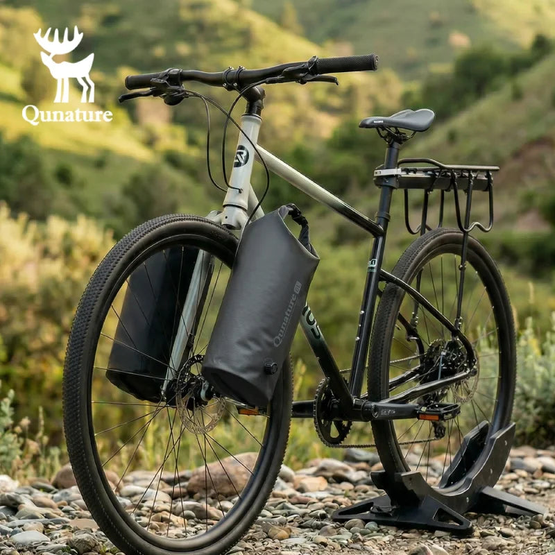 Heavy Duty Waterproof Compression Bike Bag | Quick Release Fork Pack
