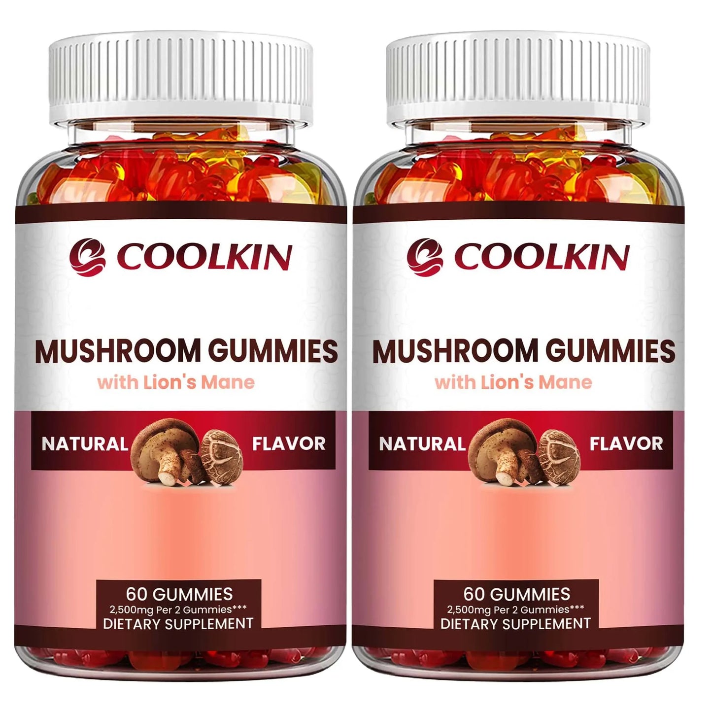 Mushroom Gummy Complex for Immune and Mood Support - 60 Gummies