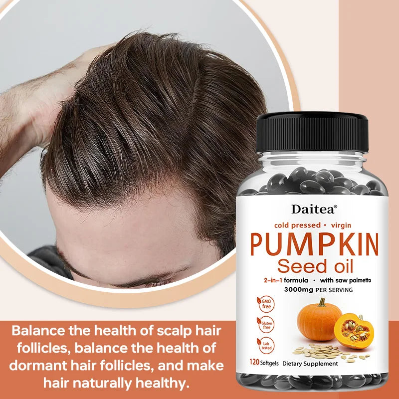 Pumpkin Seed Oil & Saw Palmetto Extract | Men's Health Support