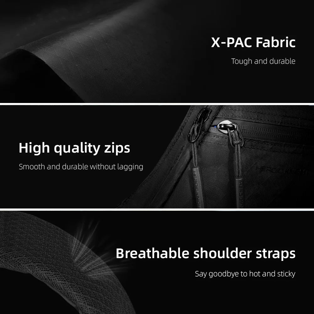 Durable Men's Sling Bag | Waterproof Crossbody & Waist Pack