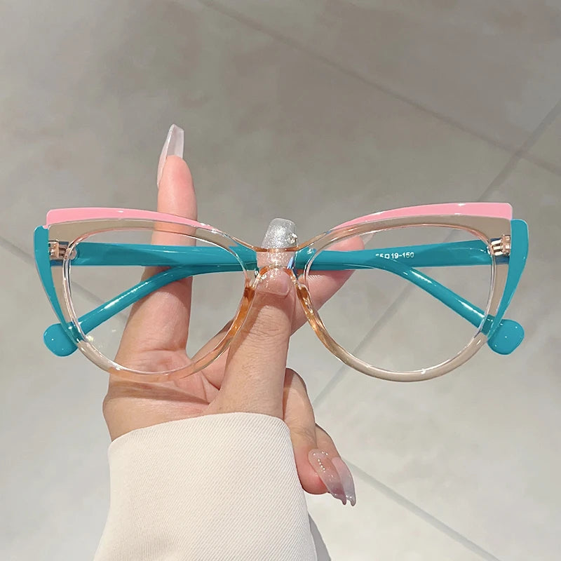 Trendy Cat Eye Glasses | Stylish Blue Light Blocking Eyewear