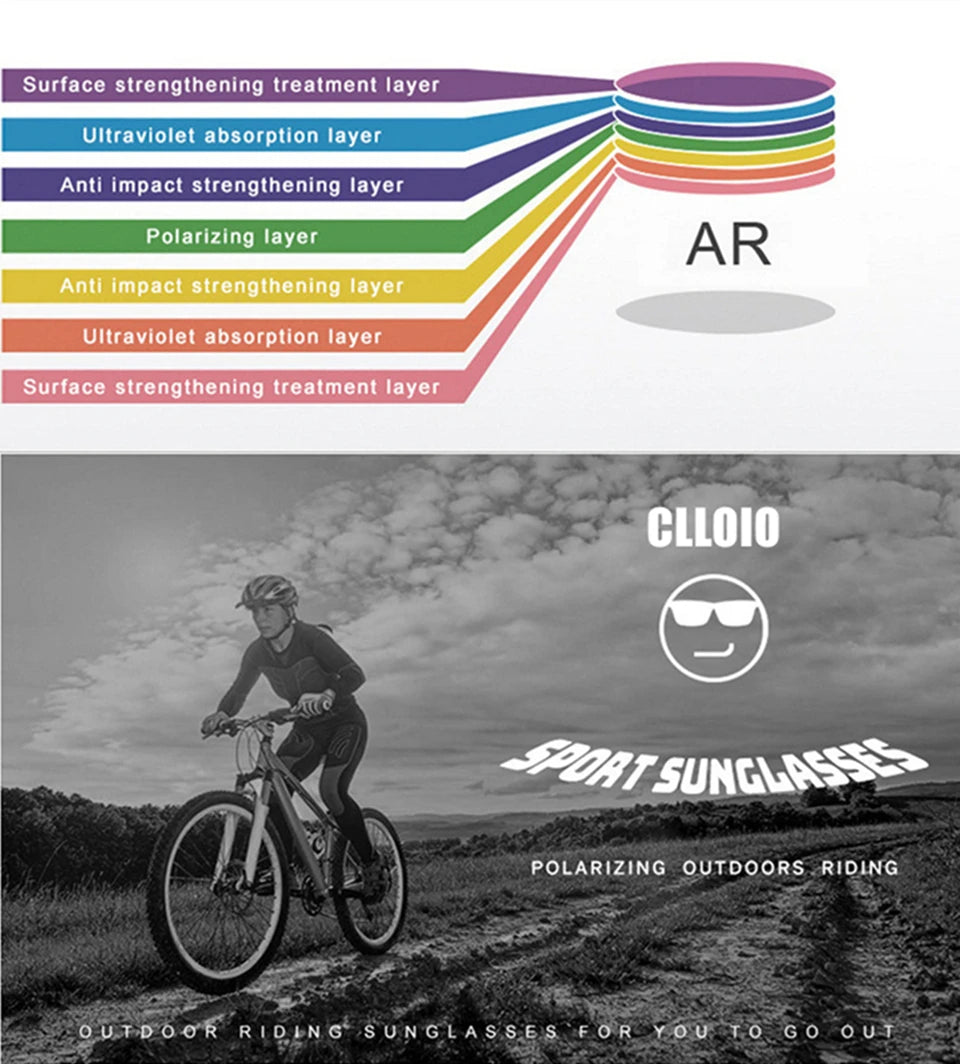 Fashionable Photochromic Polarized Sunglasses for Men & Women