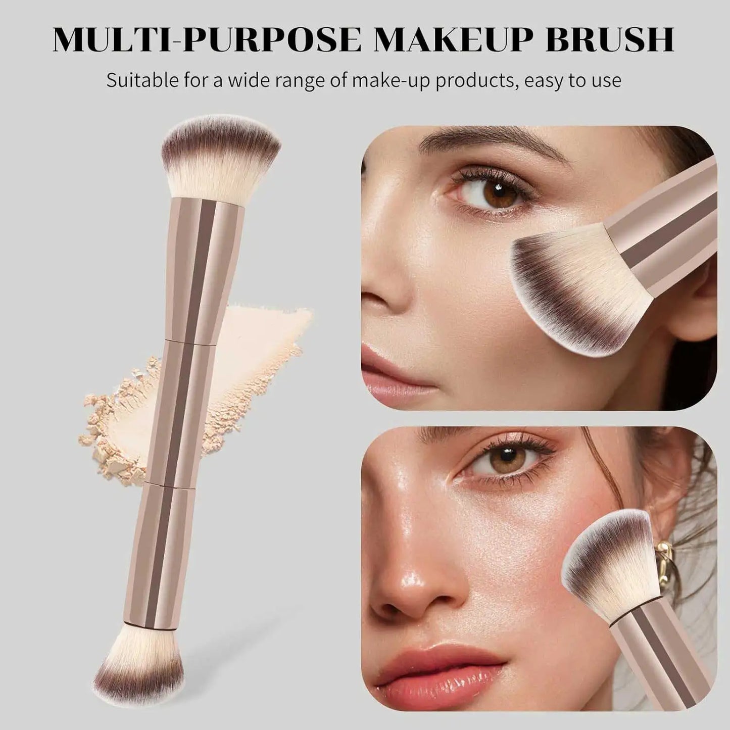 7pcs Double Sided Kabuki Makeup Brush Set | Flawless Finish