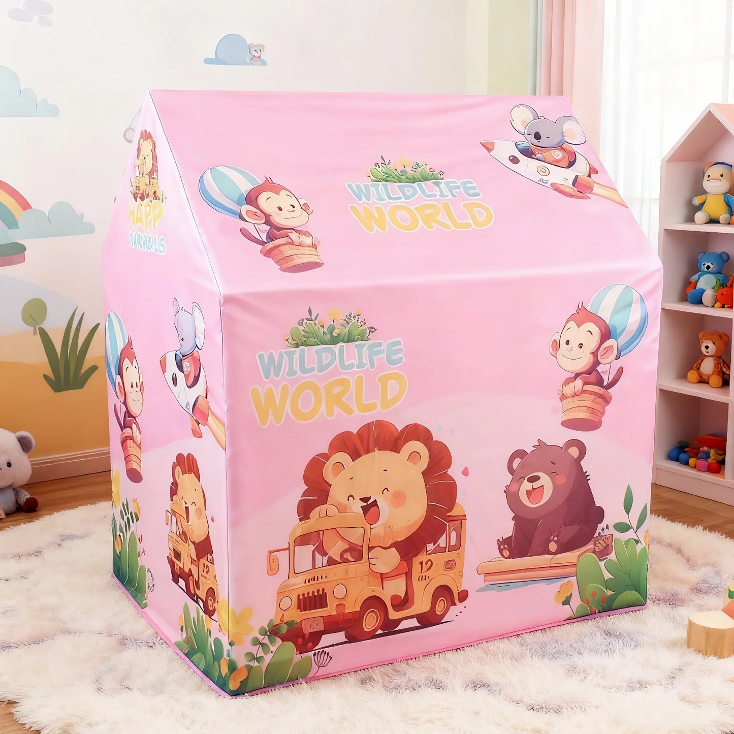 Children's Fun Toy Castle Tent | Portable Playhouse for Kids