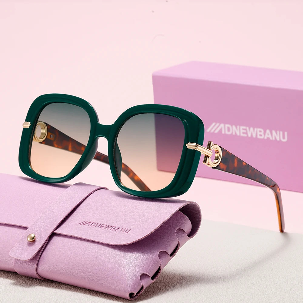 Trendy Square Frame Sunglasses for Men & Women | UV400 Protection