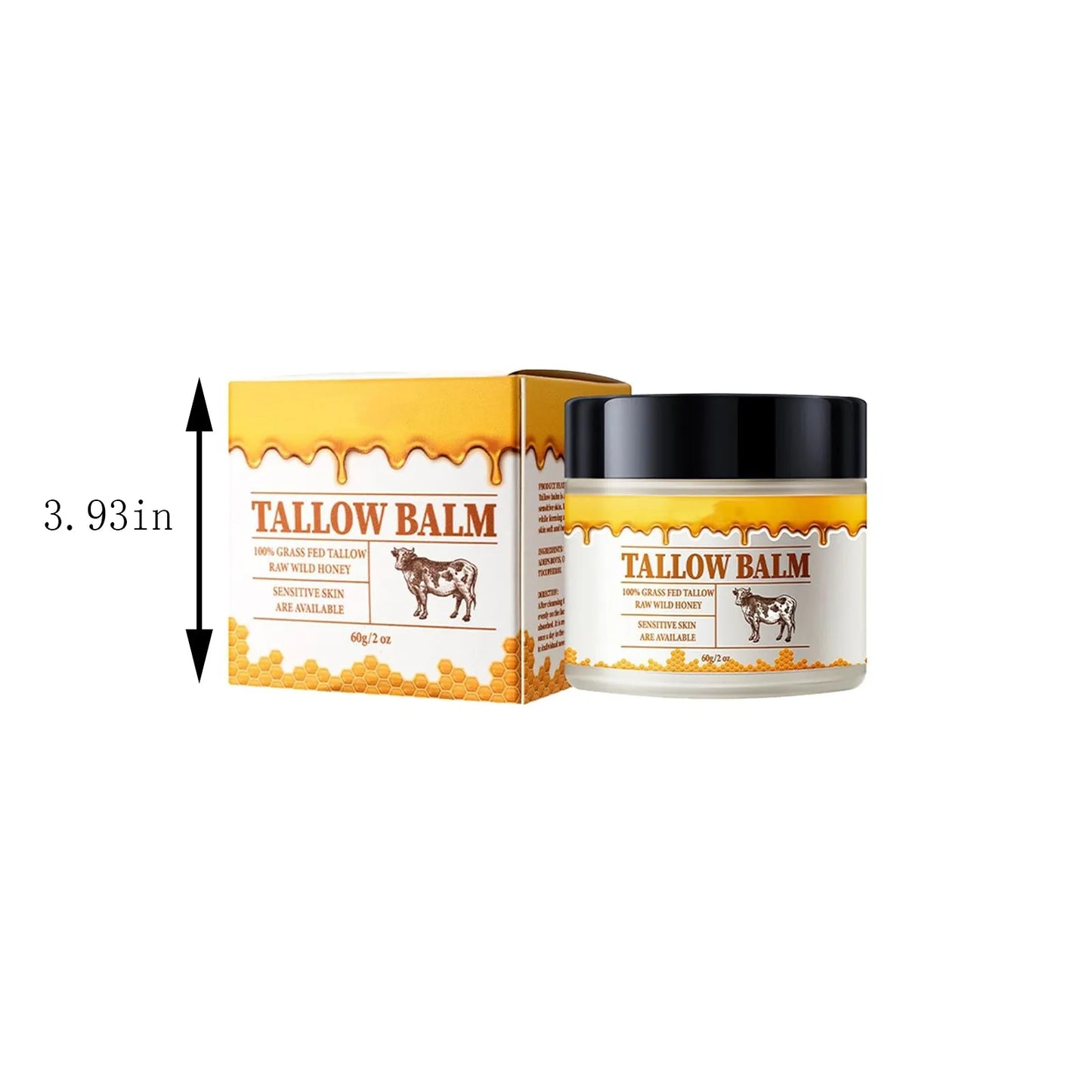 60g Beef Tallow Balm | Nourishing Skin Care Paste for All Skin Types