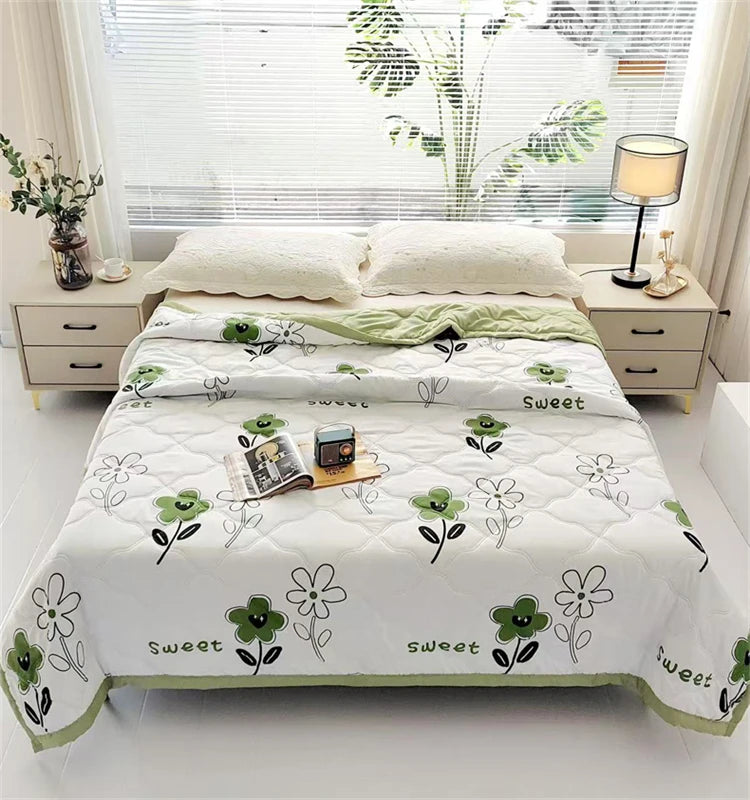 Cool Summer Quilt | Soft, Breathable Air Conditioner Blanket