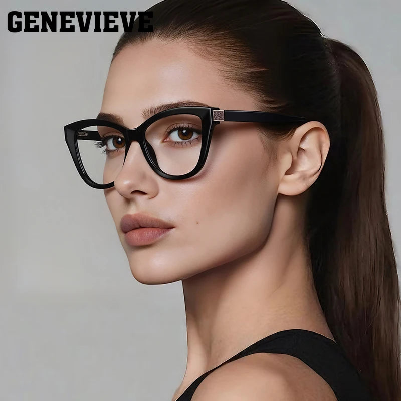 Stylish Cat's Eye Women's Anti-Blue Light Reading Glasses