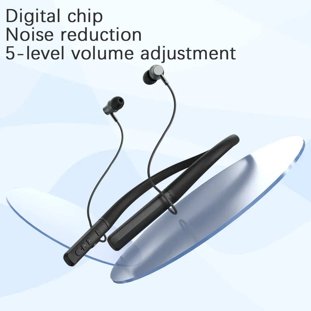 Rechargeable Bluetooth Hearing Aid Headset | Noise Reduction