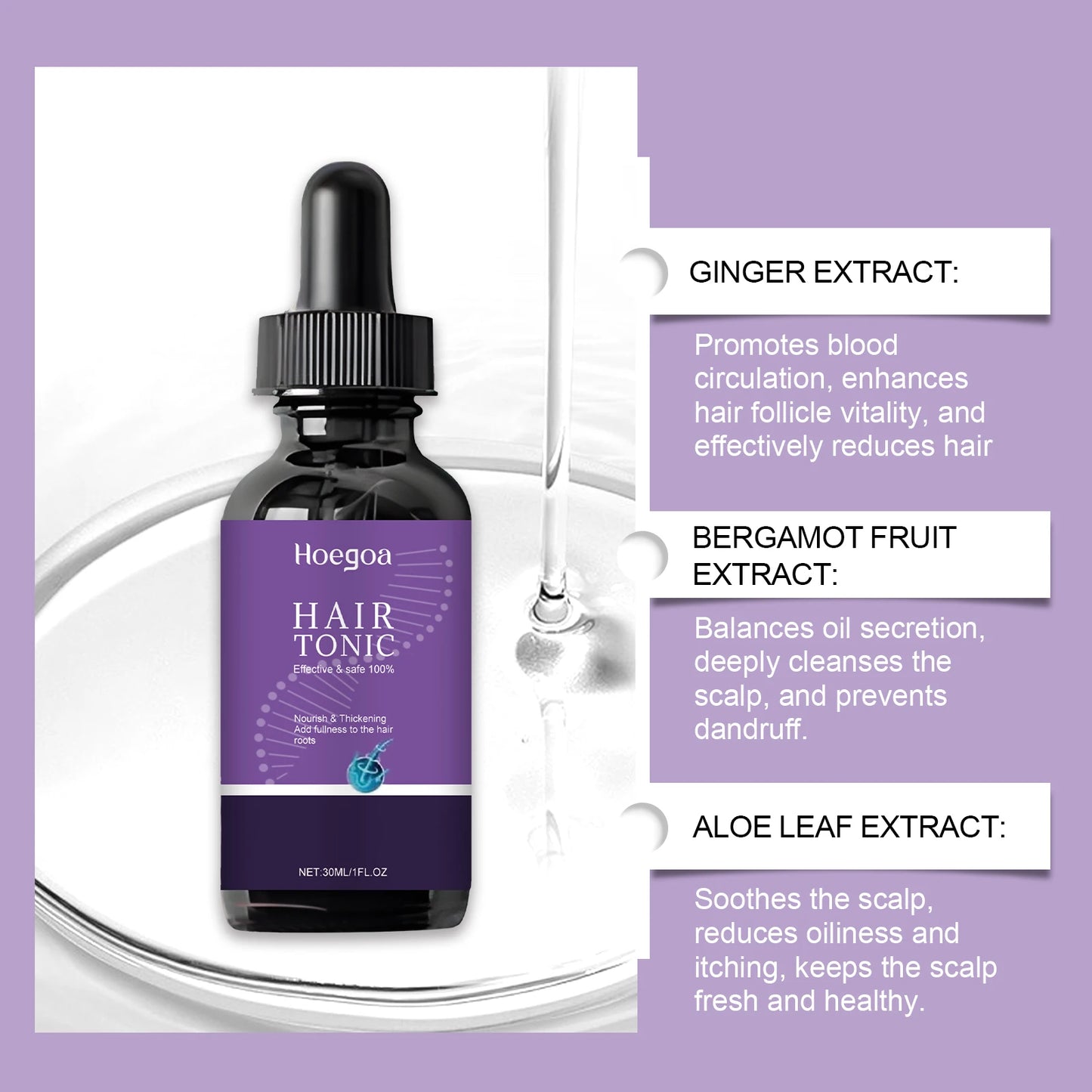 Hair Growth Serum for Thicker, Fuller Hair | Nourishing Treatment