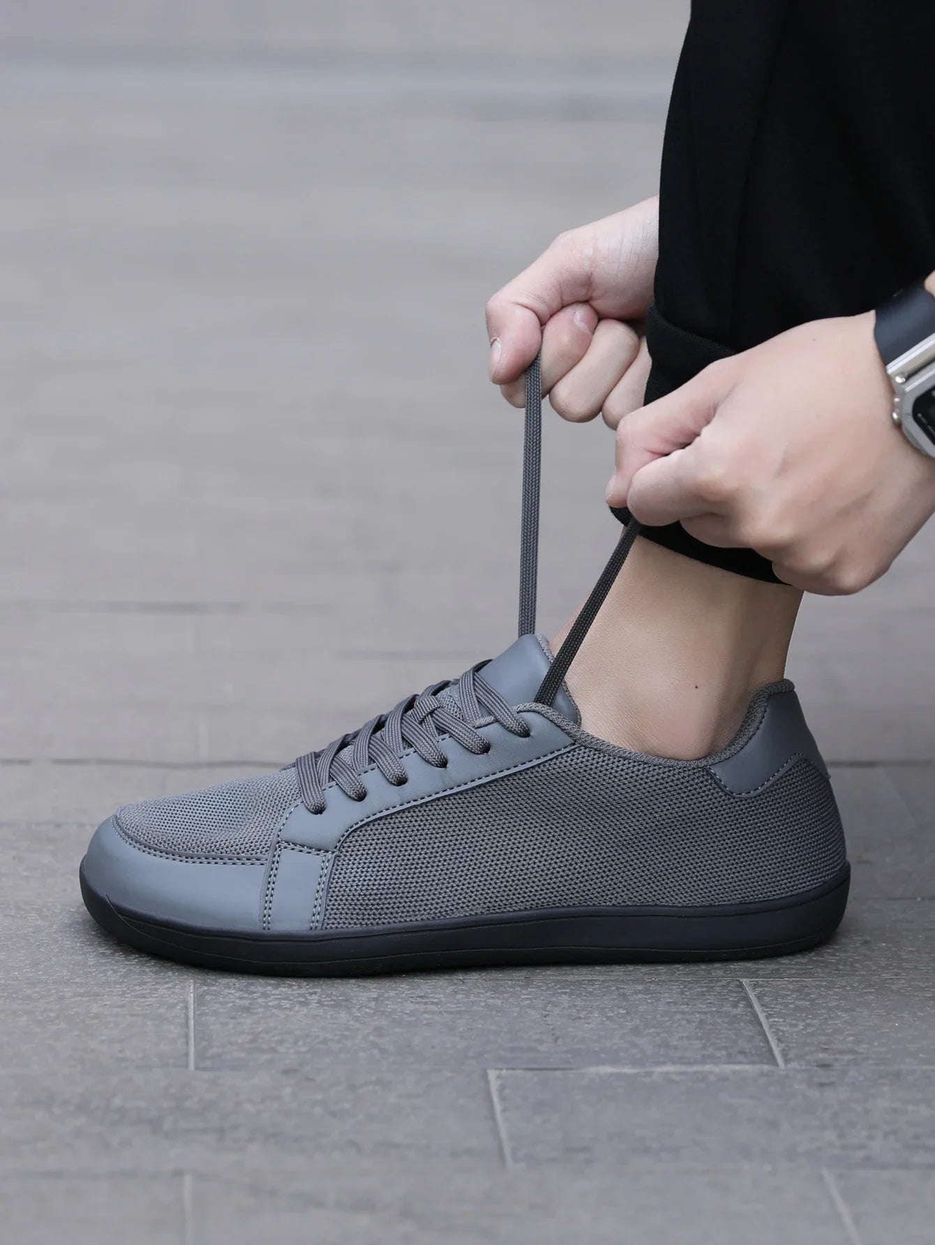 Men's Barefoot Wide Toe Box Walking Shoes Extra Width Minimalist Shoes Breathable Zero Drop Comfortable Shoes Fashion Sneakers