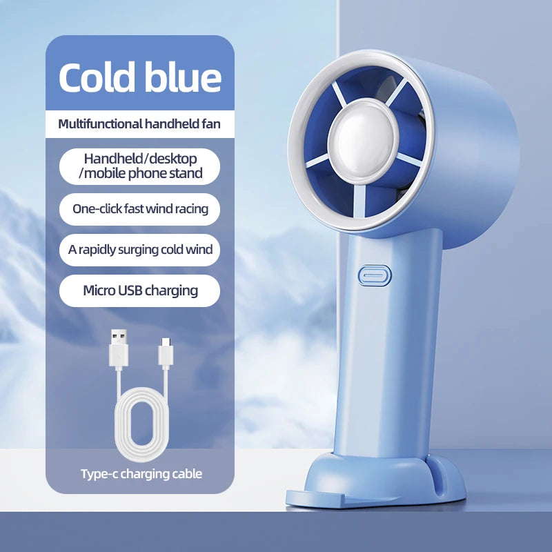 Portable Mini Handheld Fan | USB Rechargeable Mute Travel Fan