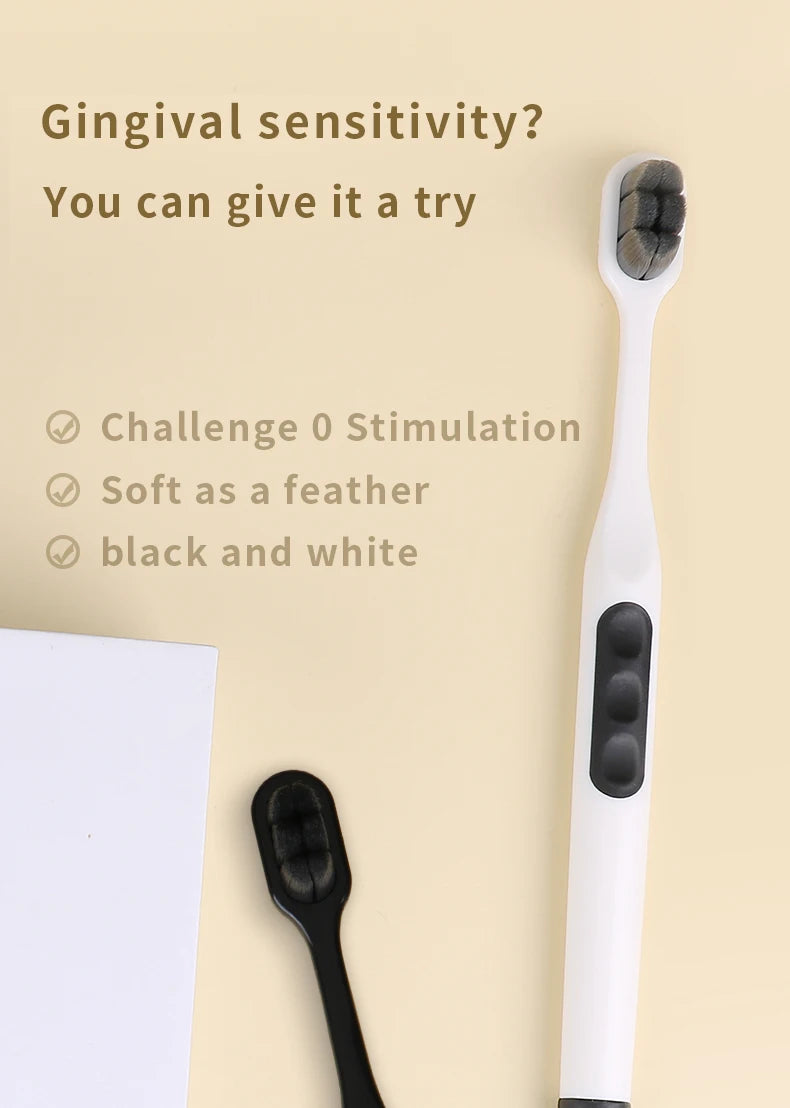 Soft Bristled Toothbrushes for Gum Sensitivity Relief | 2-Pack