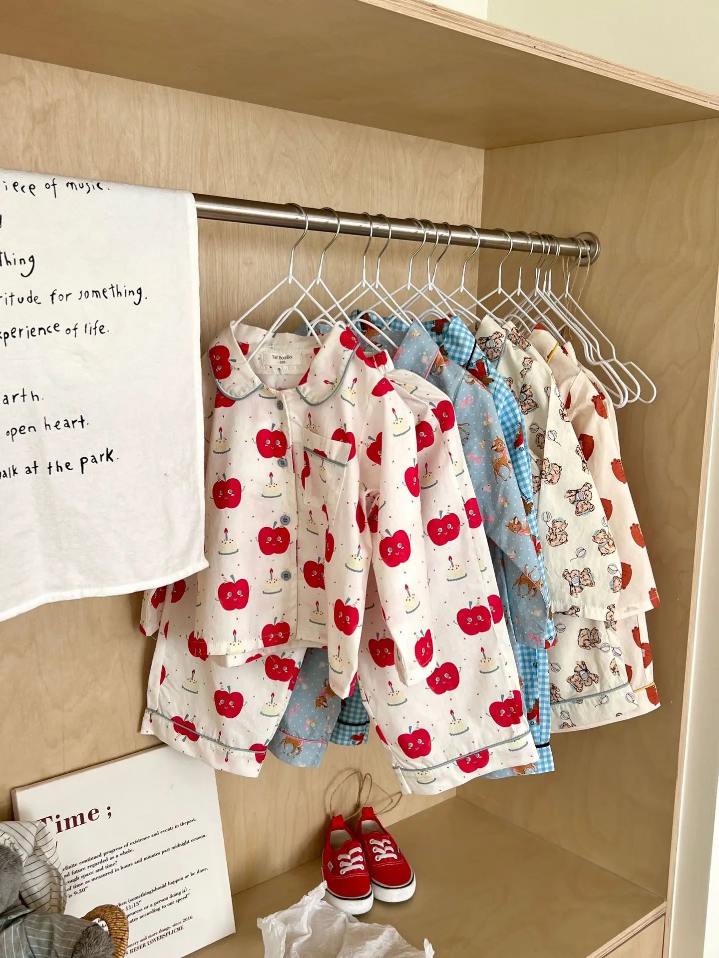 Spring Children's Cartoon Homewear Outfits | Cute Pajamas Set