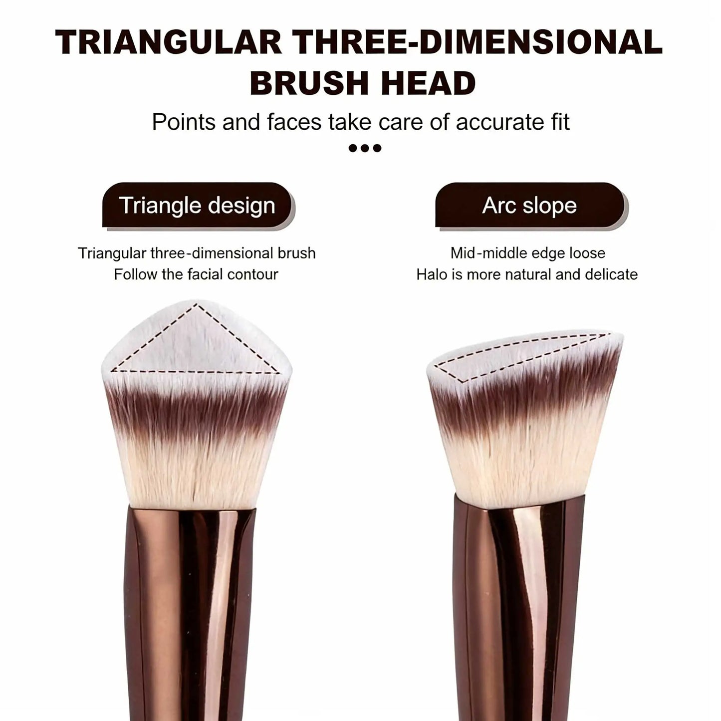 Professional Makeup Brush Set | Portable Travel Makeup Brushes
