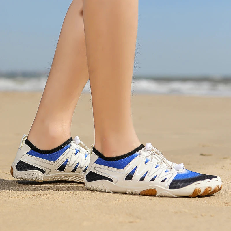 Unisex Swimming Water Shoes Men Barefoot Outdoor Beach Sandals Upstream Aqua Shoes Plus Size Nonslip River Sea Diving Sneakers
