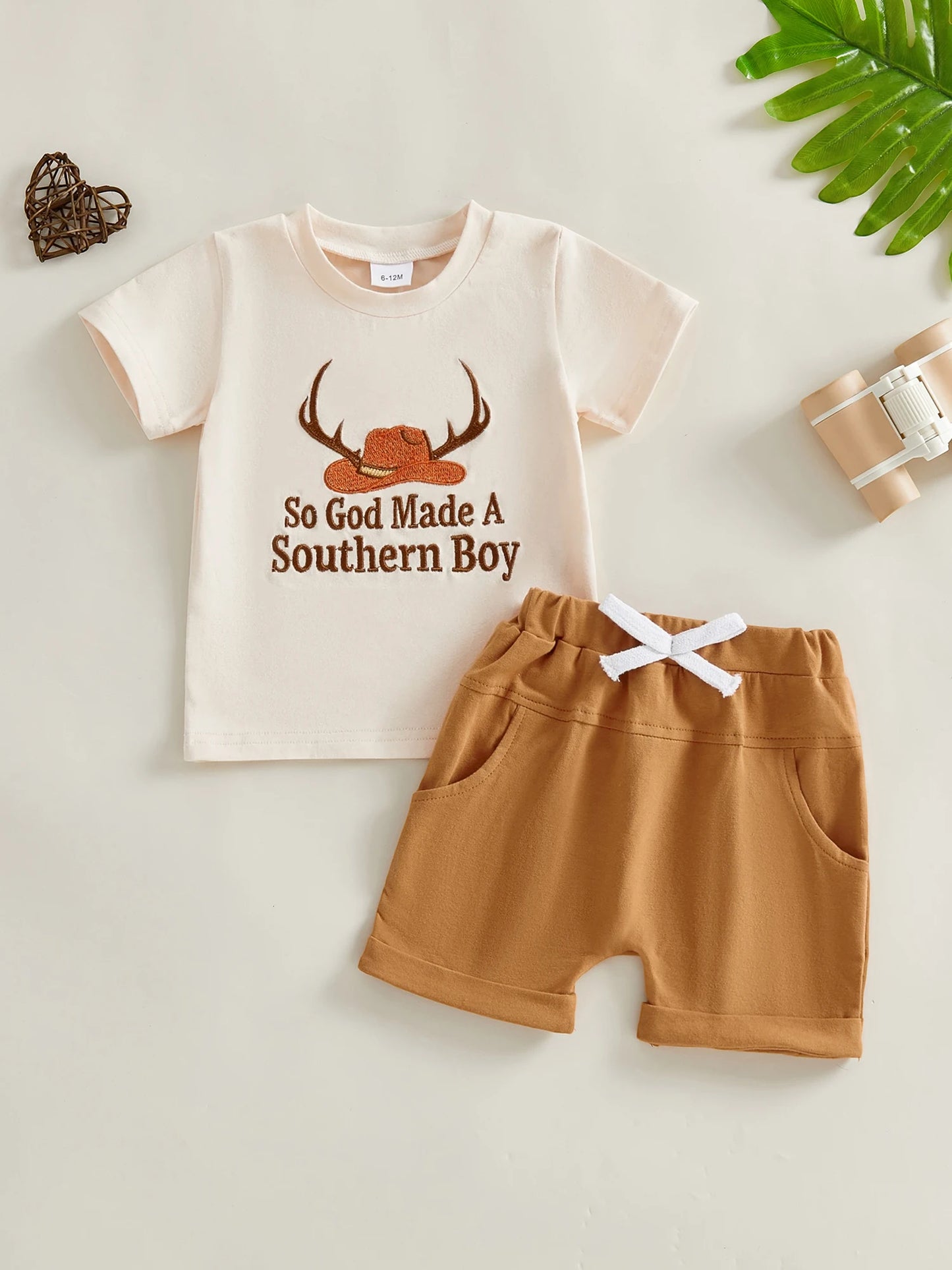 Baby Girls Floral Ruffle Sleeve Romper & Shorts Set | Adorable Style