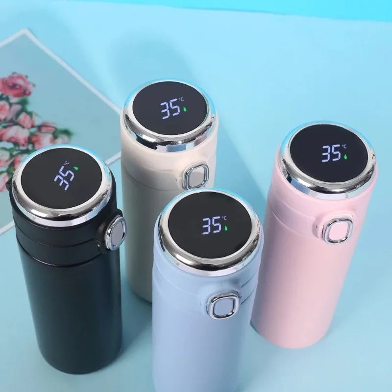 Smart Stainless Steel Thermos with LED Temperature Display