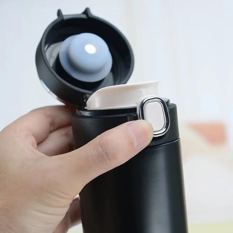 Smart Stainless Steel Thermos with LED Temperature Display